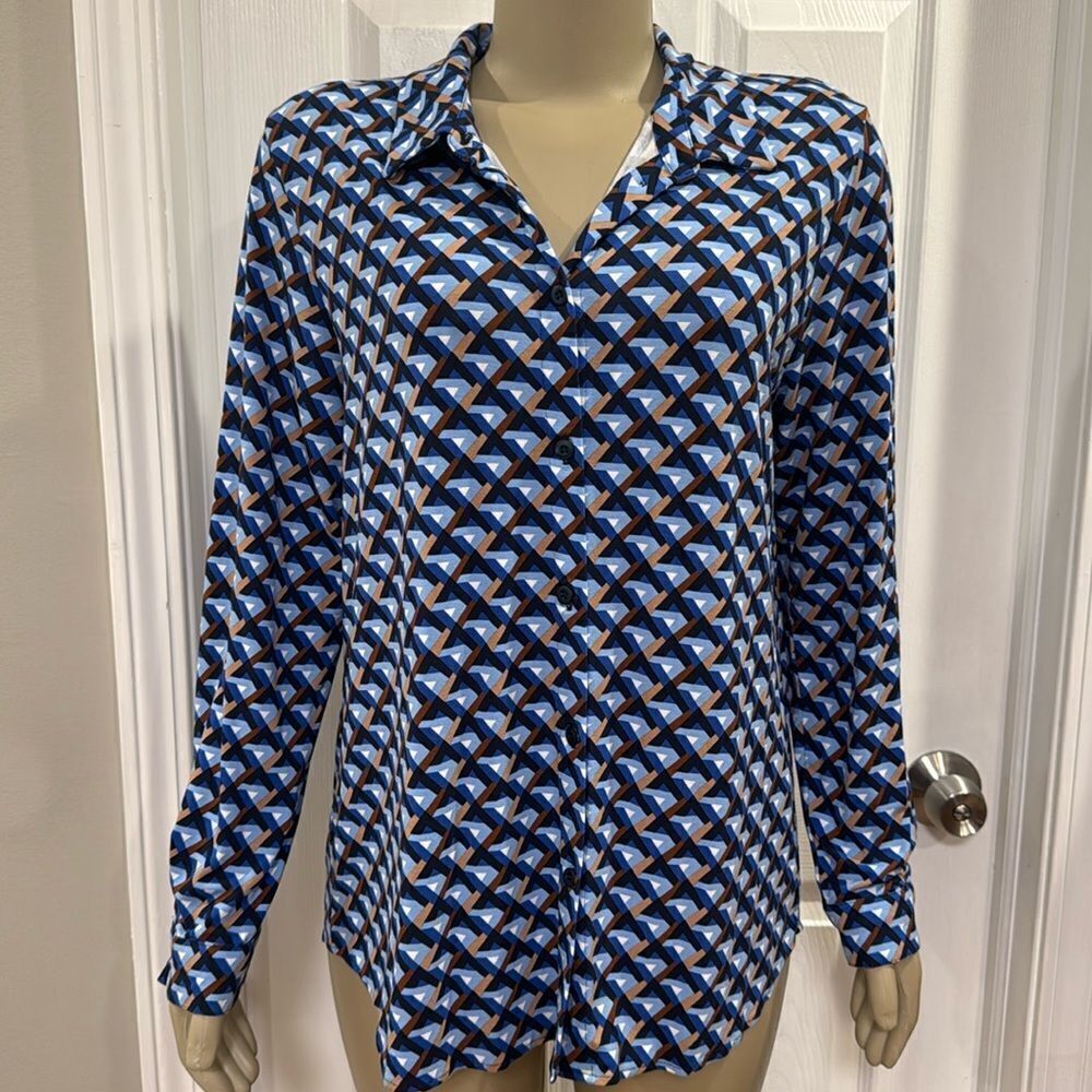 Rabe Geometric Patterned Shirt - Picture 2 of 10